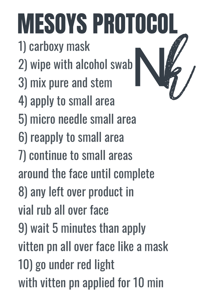 MESOSYS Age Return Carboxy Mask: Mesotherapy Treatment - treatment image