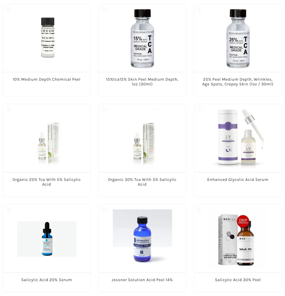 CHEMICAL PEELS 101: Acid Types