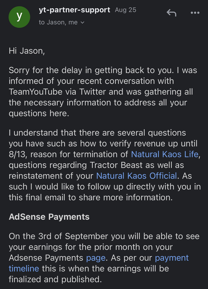 YouTube Terminated My Family Channel, this feels very personal - treatment image