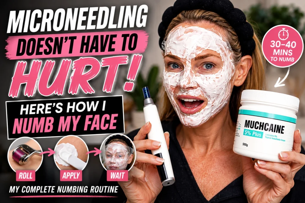 How I Numb Before Microneedling My Face My Complete Routine