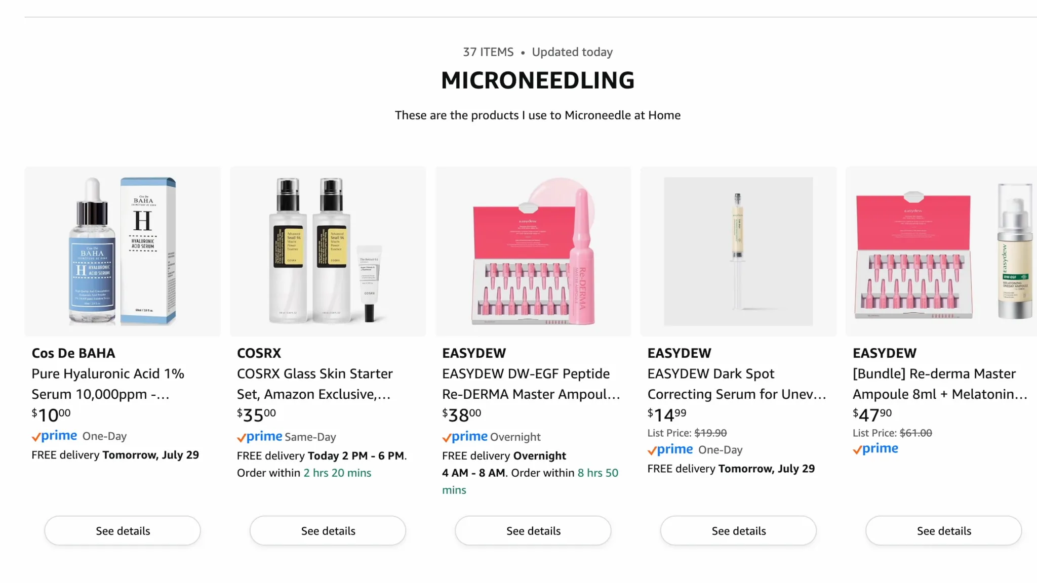 Top 5 Affordable Serums for Microneedling 2025 | Countdown + Expert Tips - treatment image