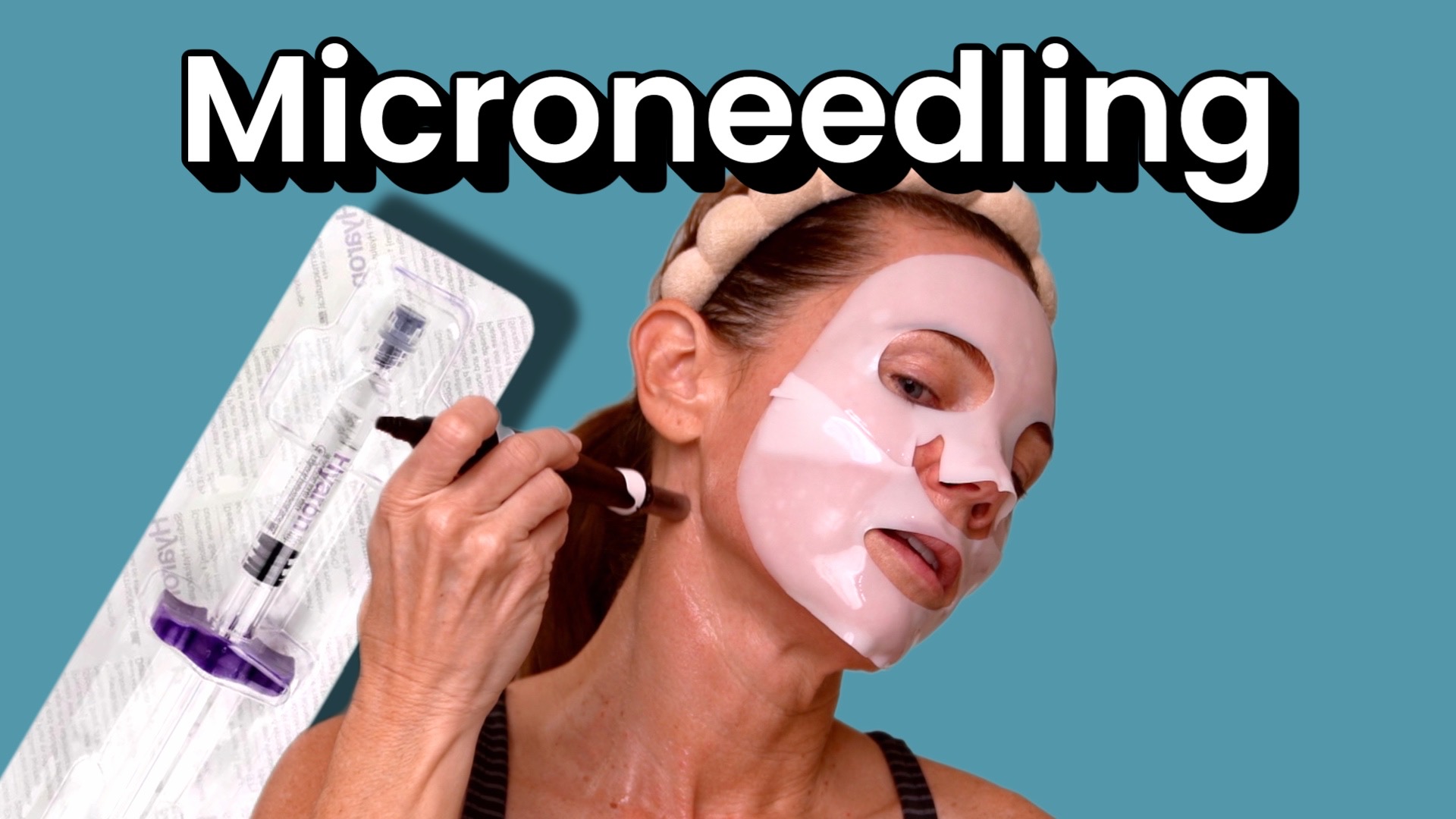 Want to Tighten & Smooth the Neck Microneedling with Hyaron