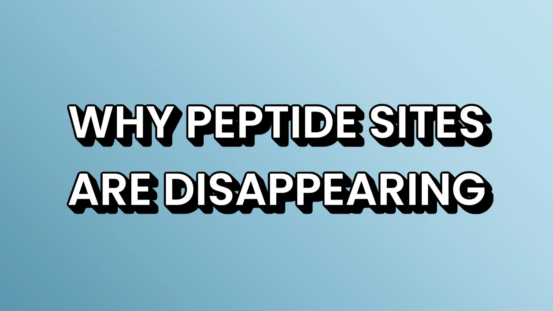The Truth About Research Peptide Sites in 2026: FDA Crackdown, Shutdowns & What’s Changing - treatment image