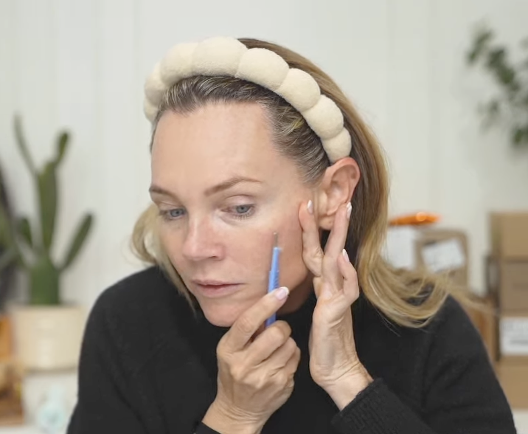 skin texture Routine how to Dermaplane at Home - treatment image