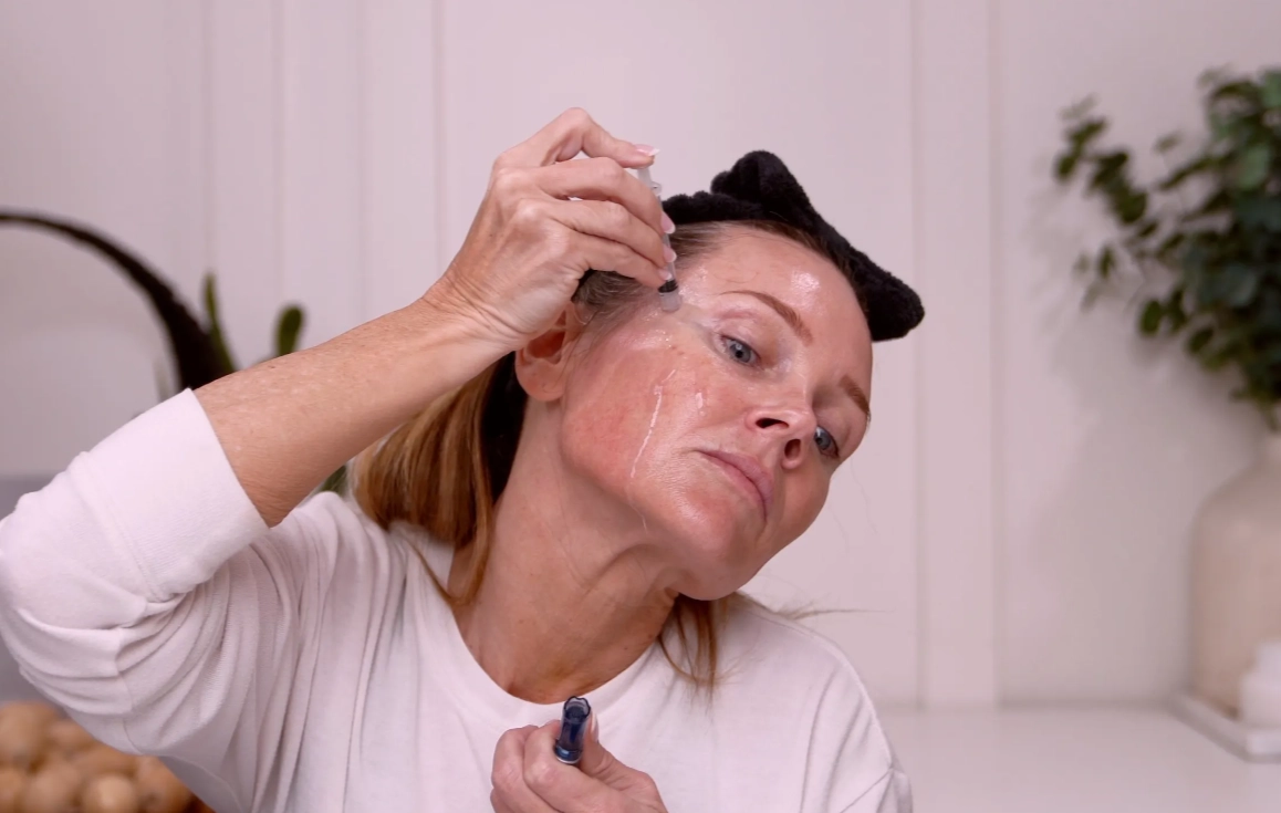 I Did a Full Skin Reset at Home… Dermaplaning + Chemical Peel + Tox Facial - treatment image