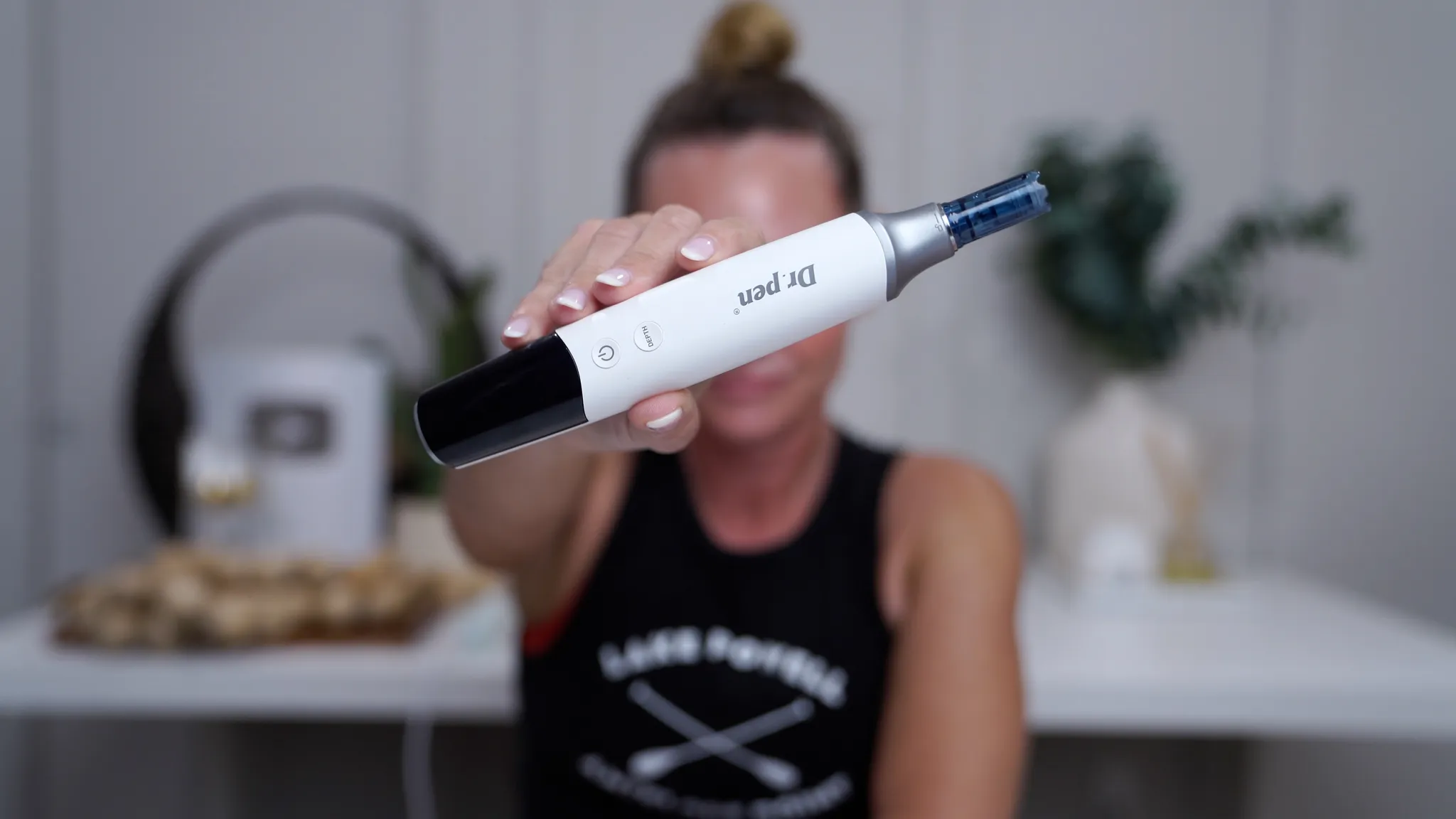 How I Microneedled My Neck at Home with the Dr. Pen M9 My 24-Hour Results - treatment image
