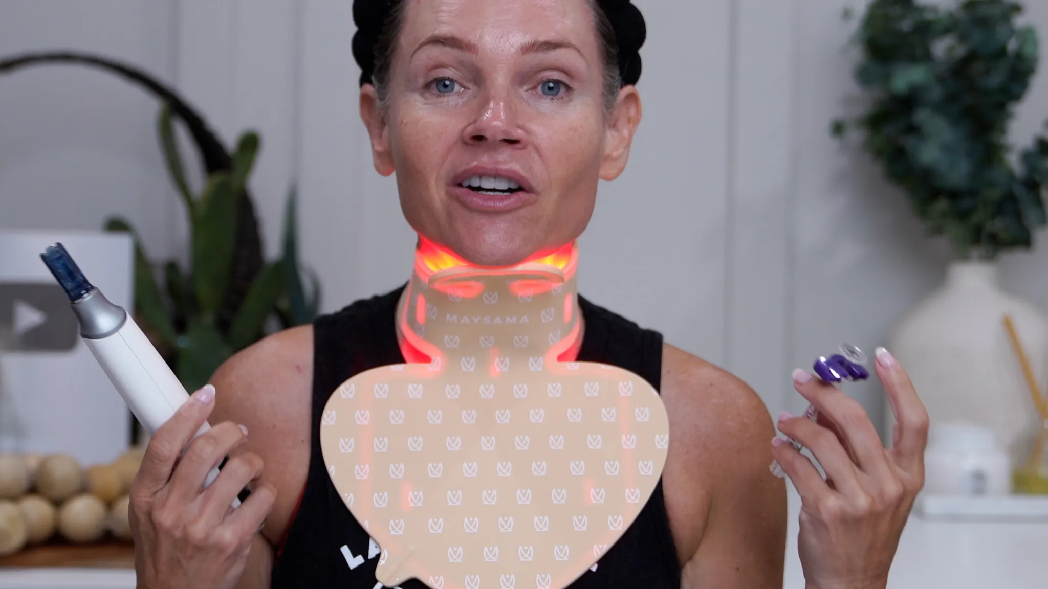 How I Microneedled My Neck at Home with the Dr. Pen M9 My 24-Hour Results - treatment image