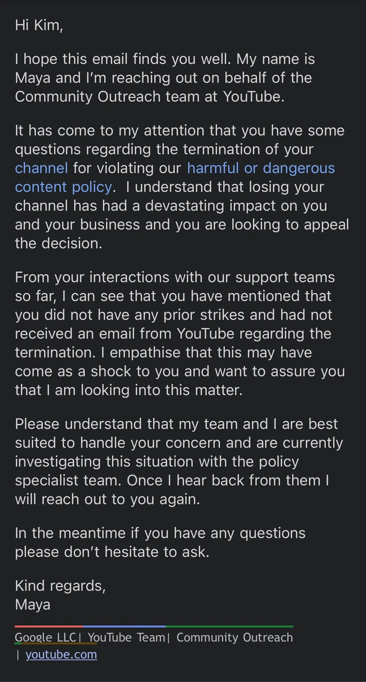 YouTube TERMINATED My Channel! 40 Million Views Without Warning, NO STRIKES - treatment image