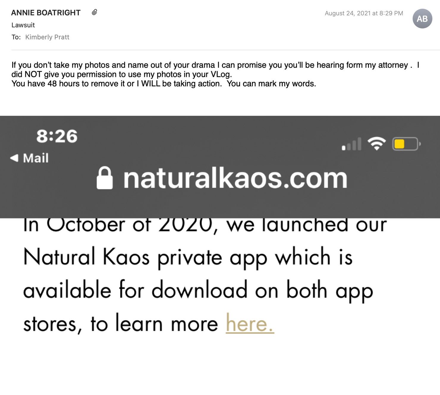 Natural Kaos EXPOSES Bikini Iron Beauty 2 Year FTC FRAUD - treatment image