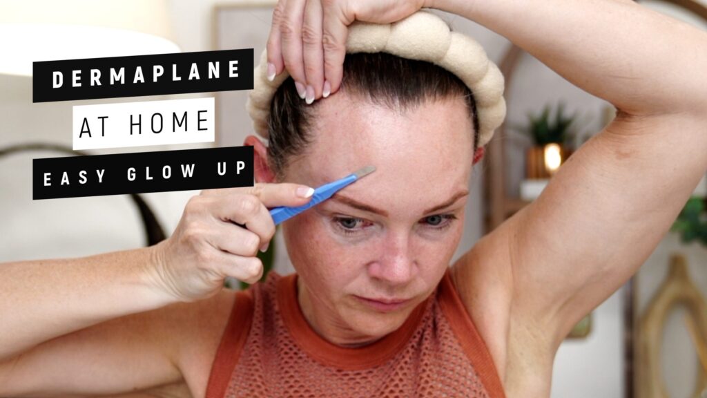 DERMAPLANING Facial step-by-step At HOME