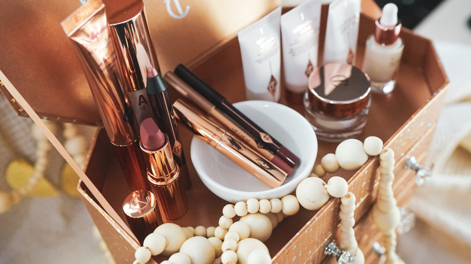 DAY 1 Natural Kaos Holiday Giveaways! Charlotte Tilbury Advent Jewel Box!🎁 - treatment image