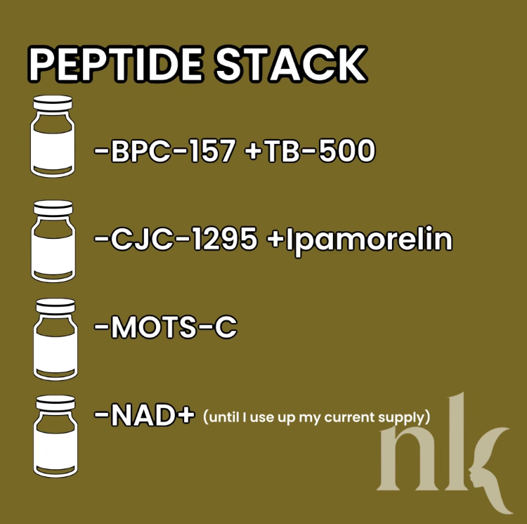PEPTIDE STACKING | BPC-157, TB-500, CJC-1295