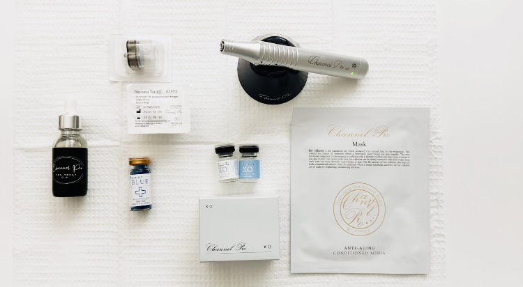 CHANNEL PRO PEN MICRONEEDLING w/Power Blue GHK/Nad+ - treatment image