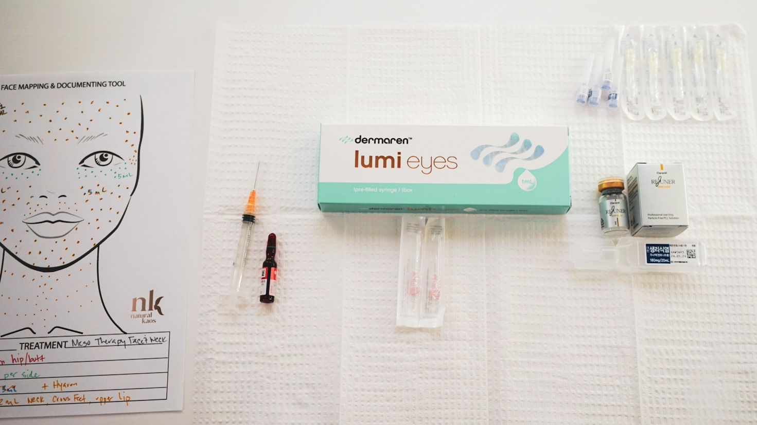 Lumi Eyes And Rejuner Gold Mesotherapy