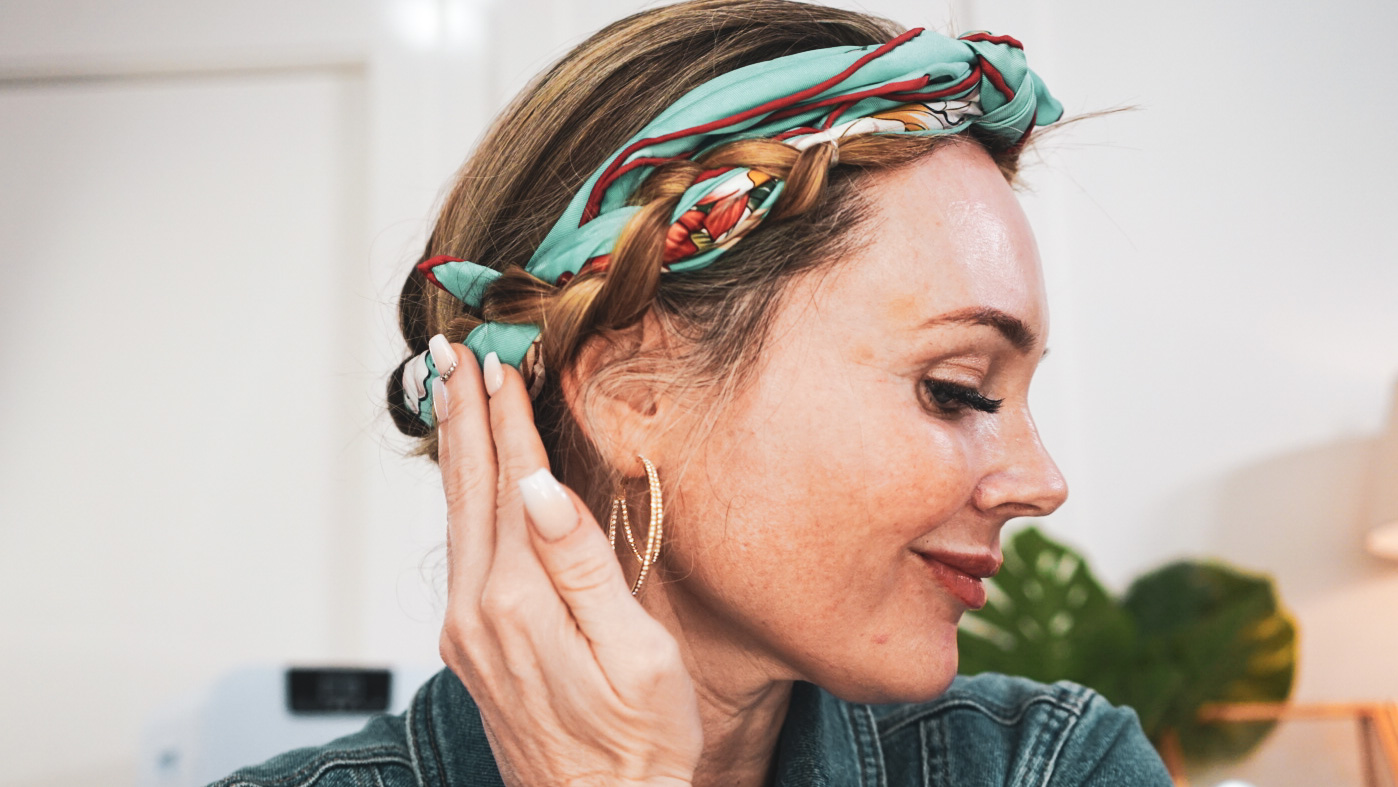 Tripollar Stop X , Glycolic Peel, and Hair Scarf Tutorial
