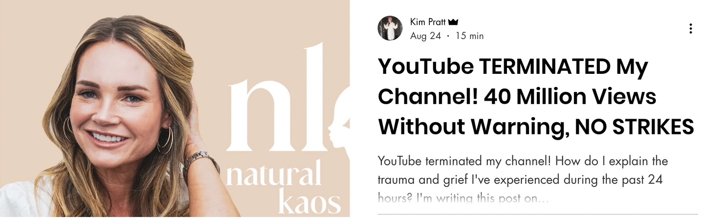 Youtube Wrongfully Terminates Mom Three Times! Allowing Cyber Bullies to Prevail