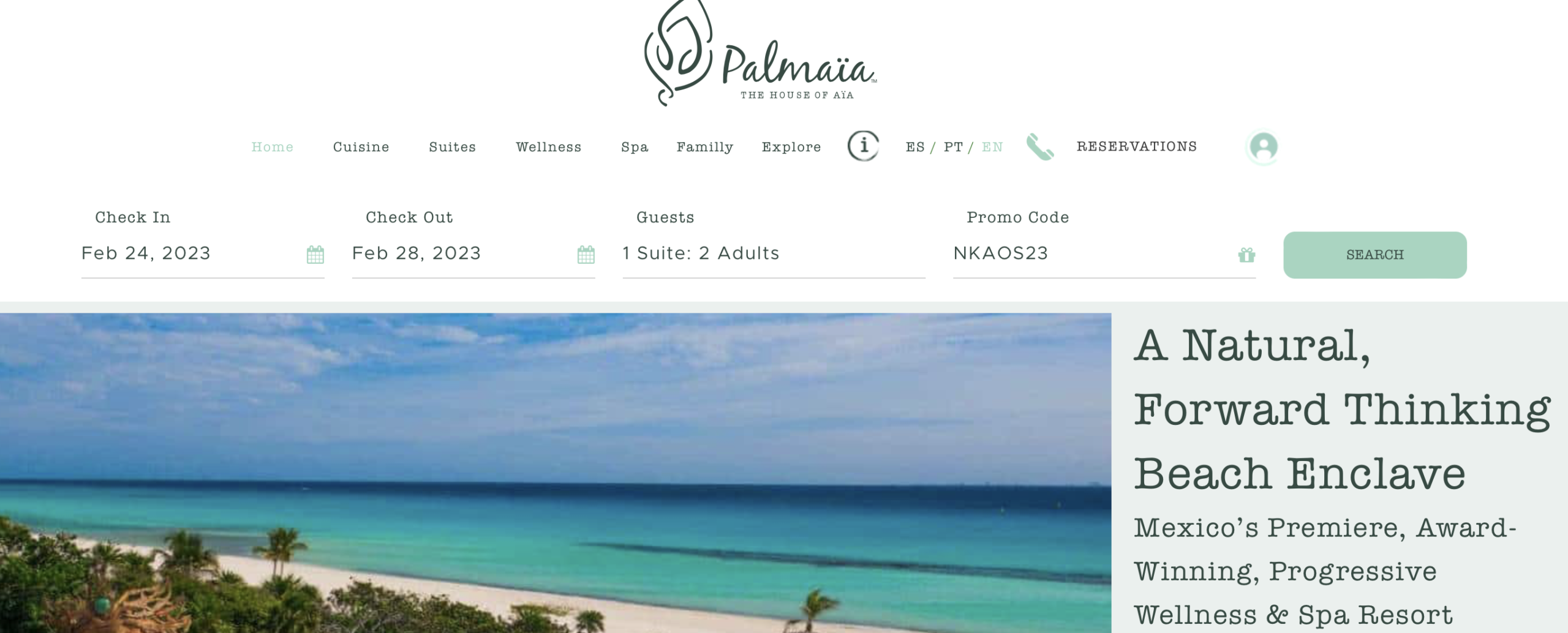 Palmaia House Of AïA Natural Kaos Trip Information and Booking - treatment image
