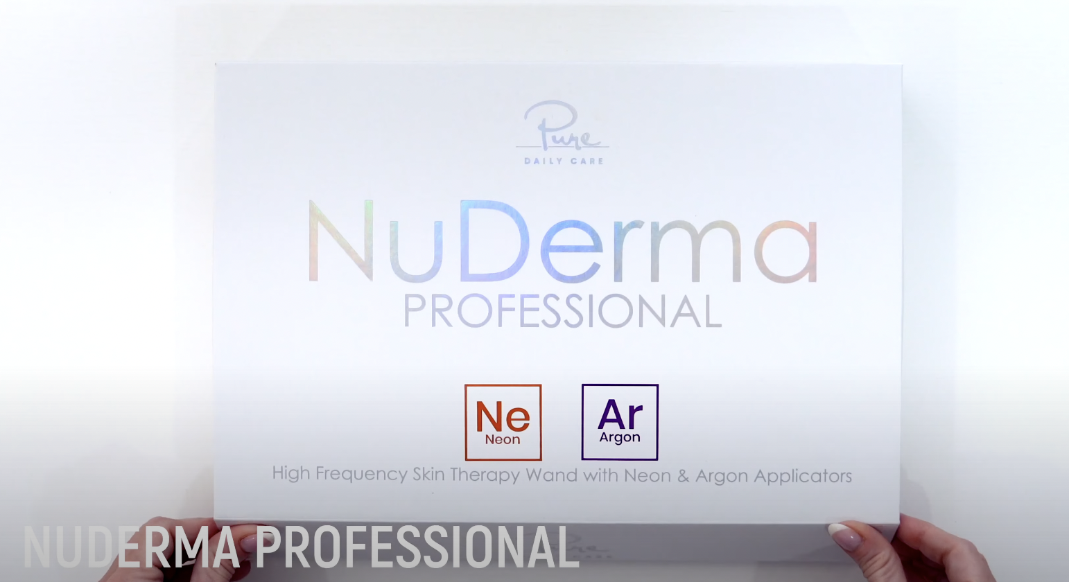 NUDERMA HIGH FREQUENCY WAND - treatment image