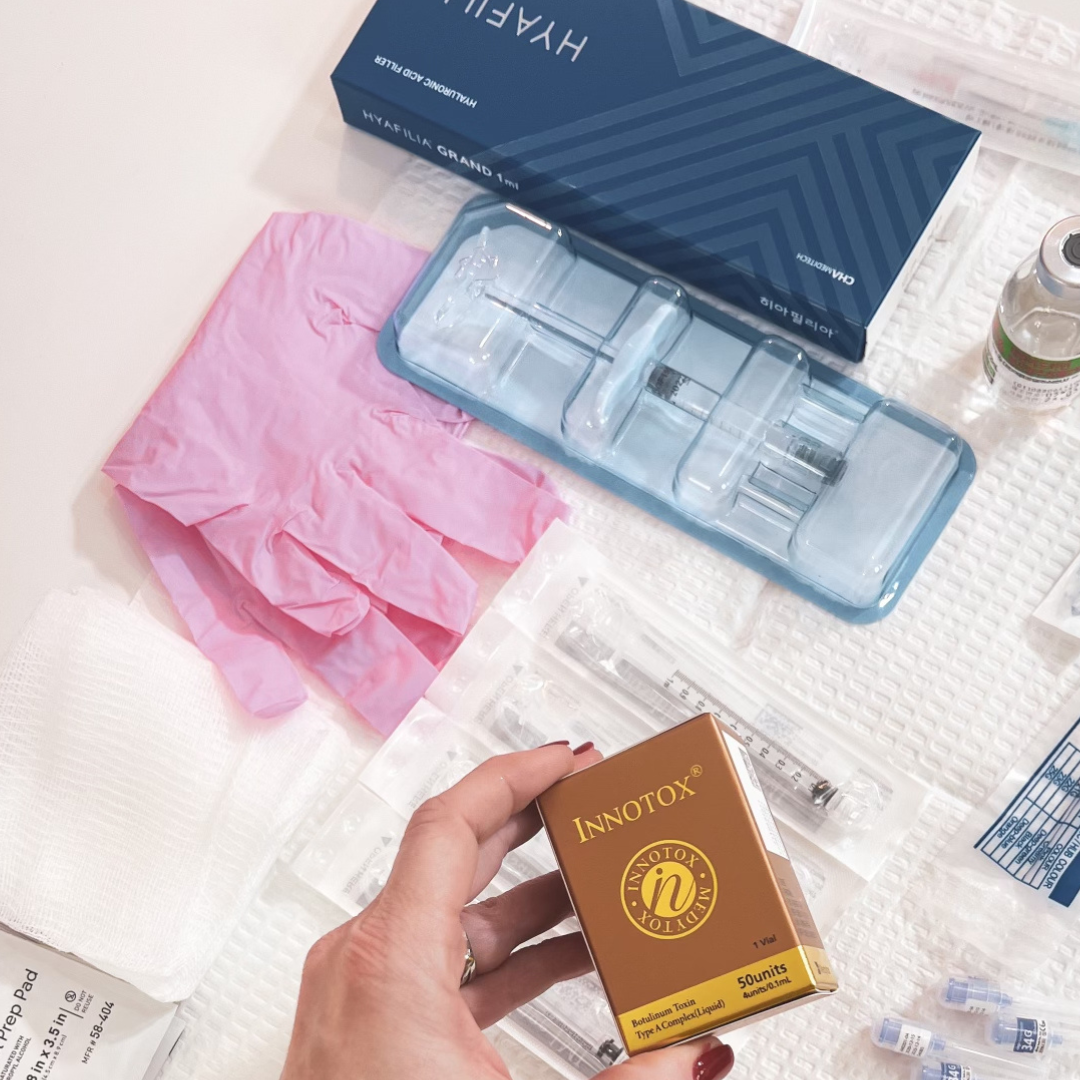 LIP FILLER AND INNOTOX TOUCH-UP PREP