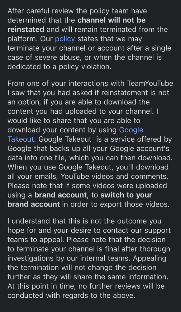 YouTube TERMINATED My Channel! 40 Million Views Without Warning, NO STRIKES - treatment image