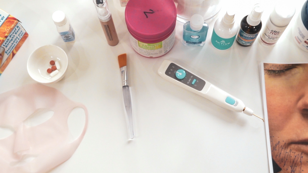 DIY PLASMA LIFT FIBROBLAST DEMO - treatment image