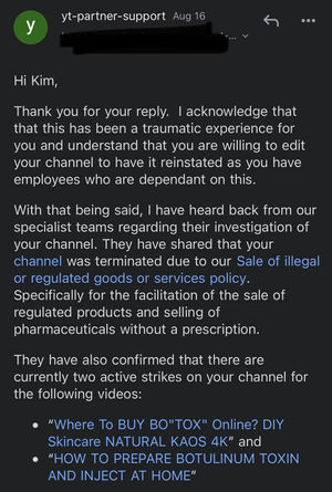 YouTube TERMINATED My Channel! 40 Million Views Without Warning, NO STRIKES - treatment image