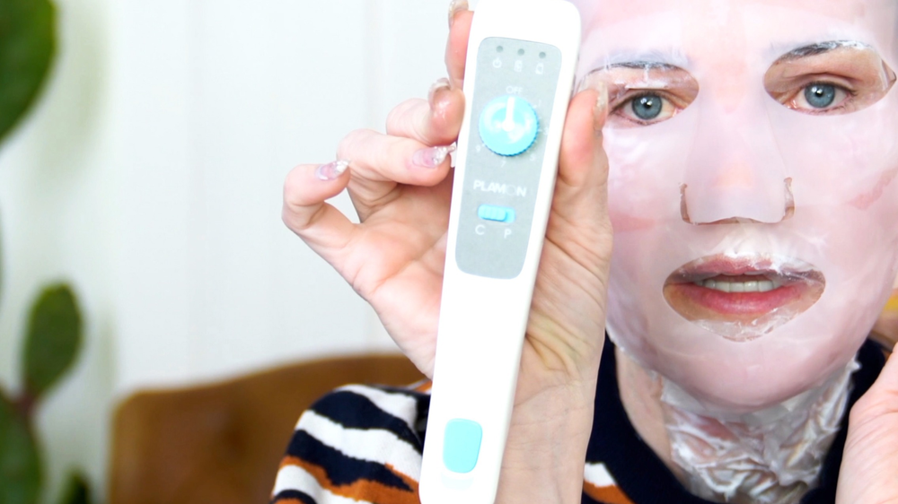 DIY PLASMA LIFT FIBROBLAST DEMO - treatment image