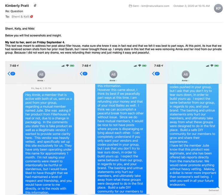 Natural Kaos EXPOSES Bikini Iron Beauty 2 Year FTC FRAUD - treatment image