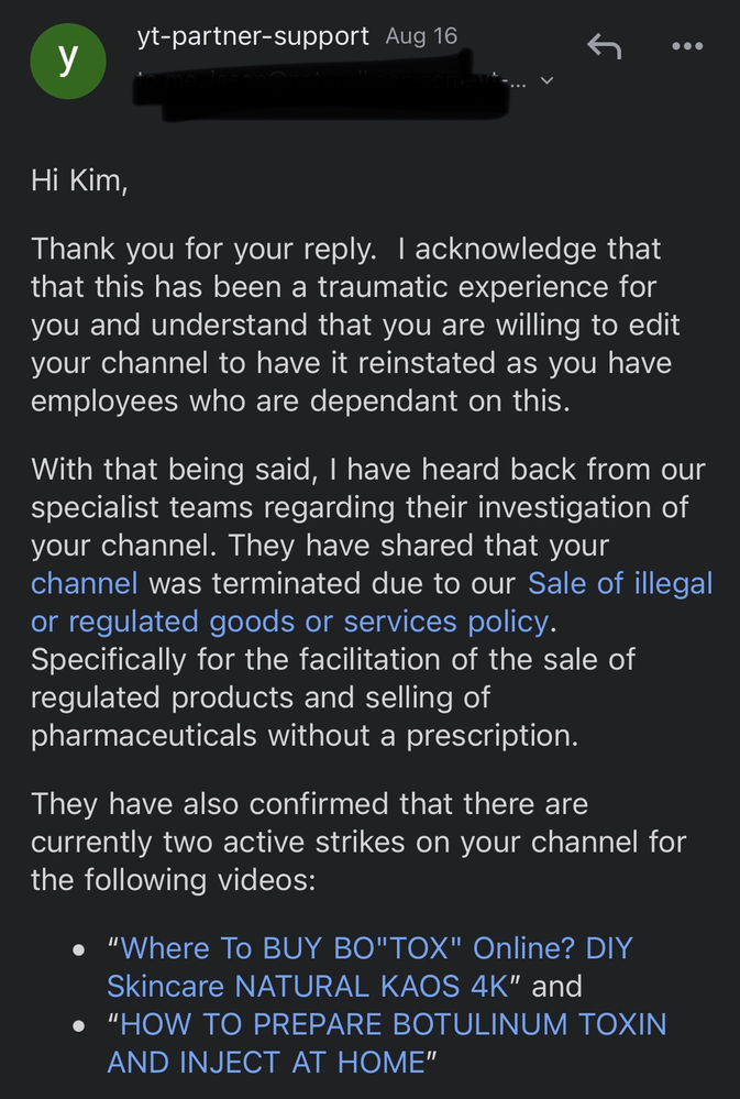 YouTube TERMINATED My Channel! 40 Million Views Without Warning, NO STRIKES - treatment image