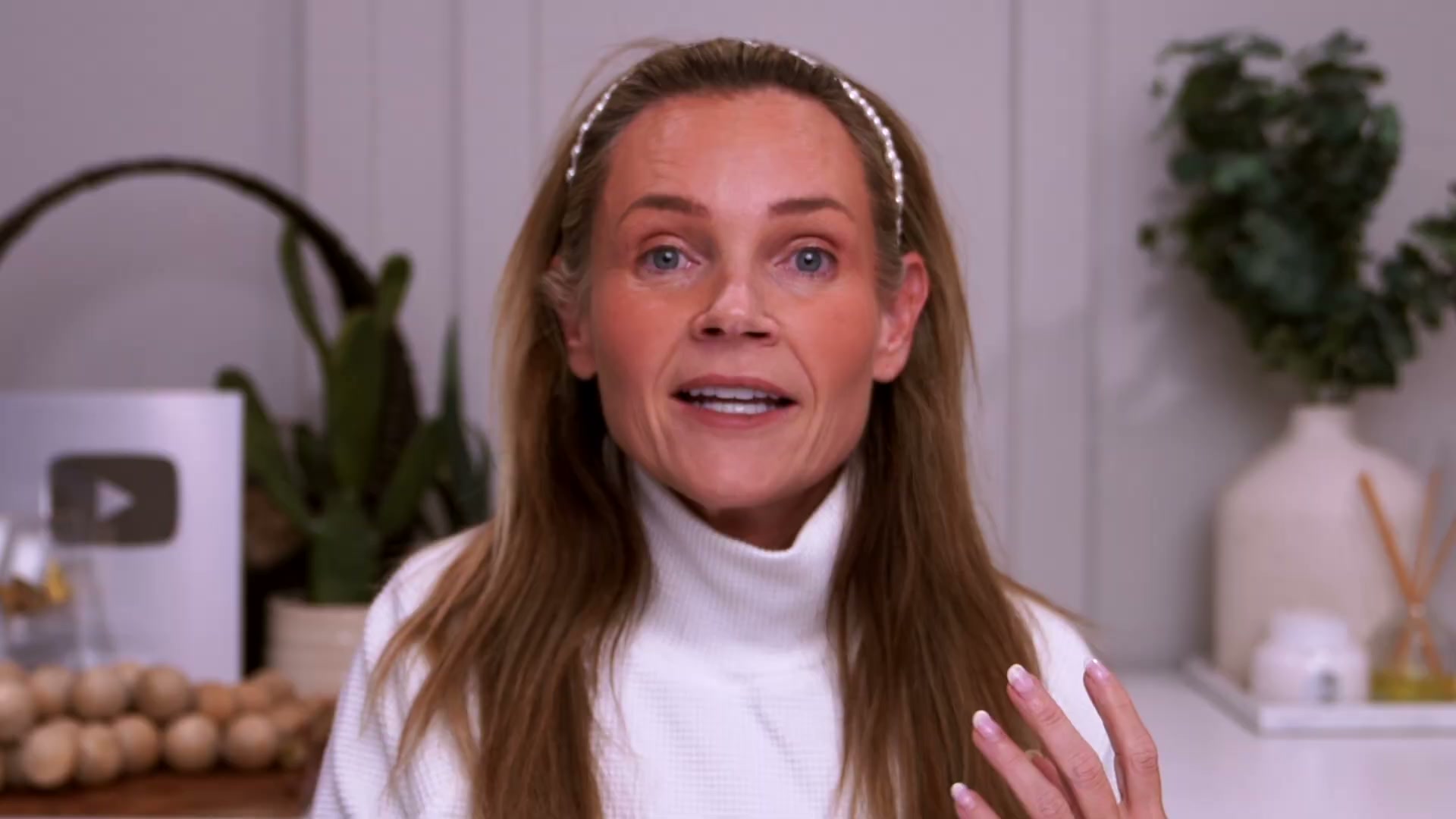 Kim Pratt's full-face appearance during her Day 60 GHK-Cu video update
