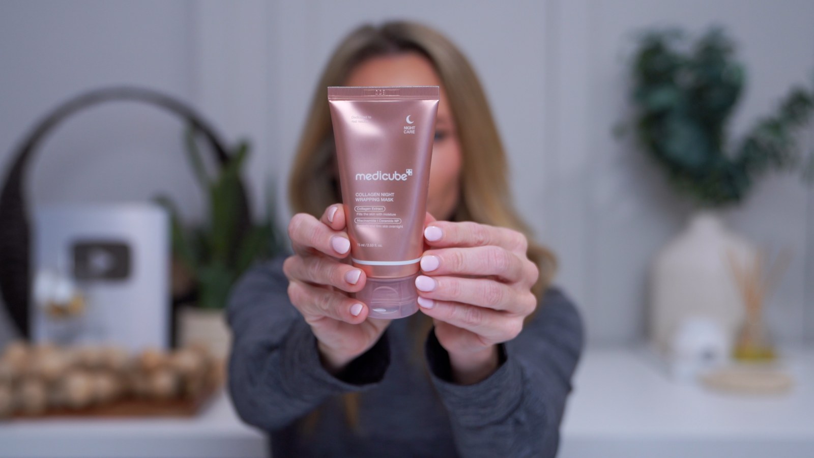 Medicube Collagen Night Wrapping Mask goes on after moisturizer.